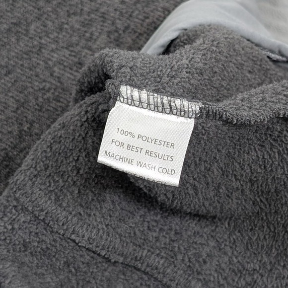 Peter Millar Condor Sweater Fleece Jacket Mens Large Gray Crown Sport Full Zip - Picture 9 of 10